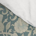 William Morris Double Bough Slate Blue Comforter Gallery Image 4