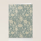 William Morris Double Bough Slate Blue Stationery Card Gallery Image 2
