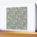 William Morris Double Bough Slate Blue Wall Mural Gallery Image 2