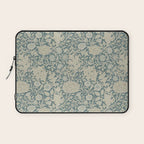 William Morris Double Bough Slate Blue Laptop Sleeve Gallery Image 1
