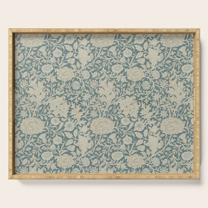 William Morris Double Bough Slate Blue Serving Tray Gallery Image 1