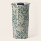 William Morris Double Bough Slate Blue Travel Mug Gallery Image 1