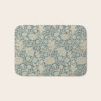 William Morris Double Bough Slate Blue Bath Mat Gallery Image 1