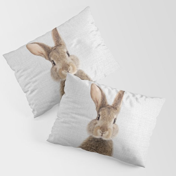 Rabbit - Colorful Pillow Sham Gallery Image 1