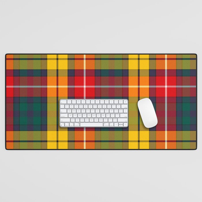Buchanan Scottish Tartan Desk Mat Gallery Image 1