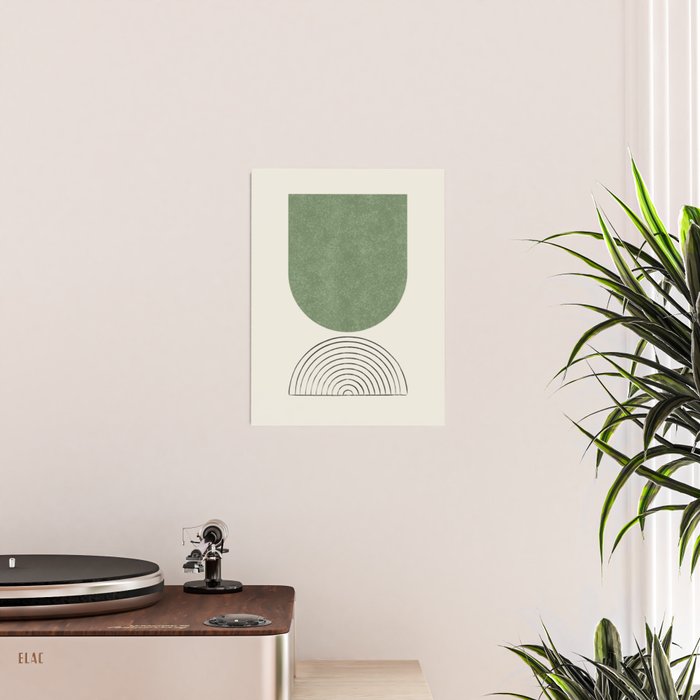 Arch balance green 2 Poster Gallery Image 2