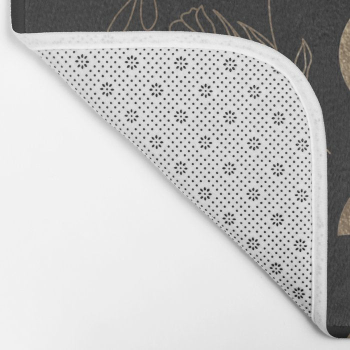 Gold Moon Phases Bath Mat Gallery Image 2