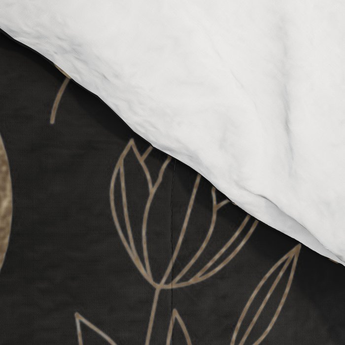 Gold Moon Phases Comforter Gallery Image 4