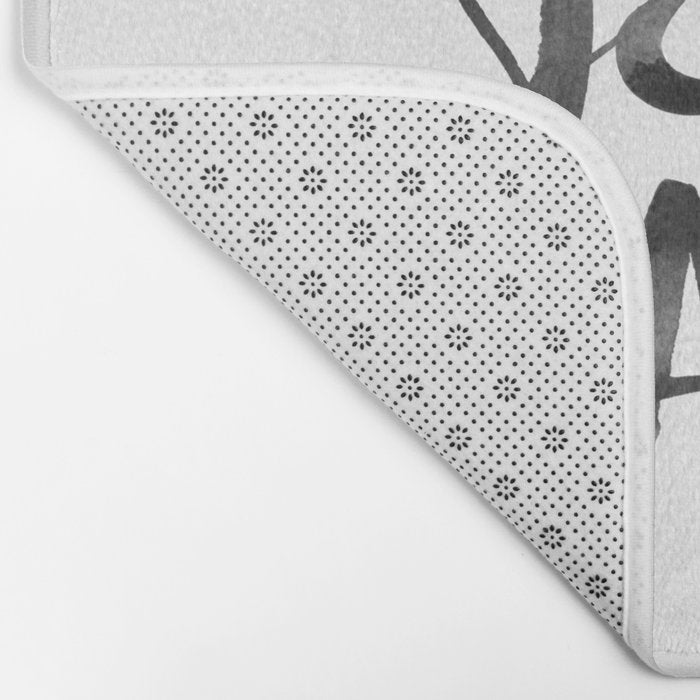 Jolly AF - Black Typography Bath Mat Gallery Image 2