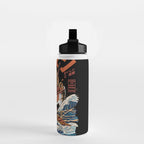 The black Great Ramen Water Bottle Gallery Image 2