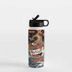 The black Great Ramen Water Bottle Gallery Image 1