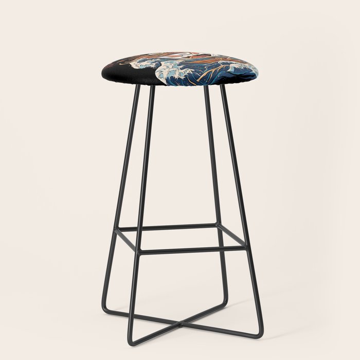 The black Great Ramen Stool Gallery Image 1