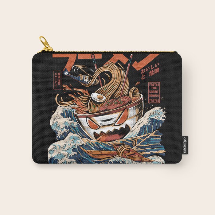 The black Great Ramen Carry All Pouch Gallery Image 1