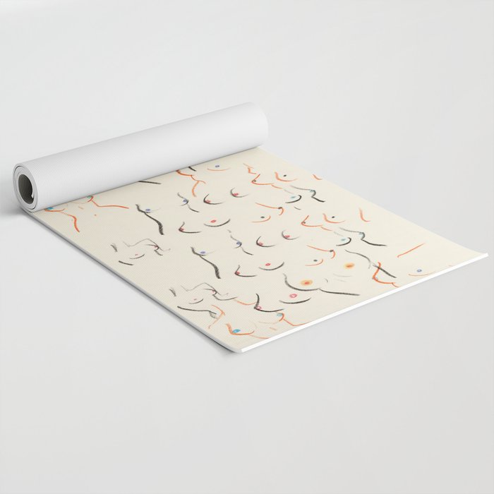Breasts in Cream Yoga Mat Gallery Image 2