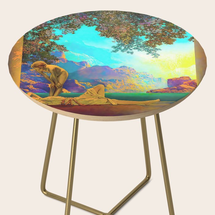 Daybreak By Maxfield Parrish Side Table Gallery Image 2