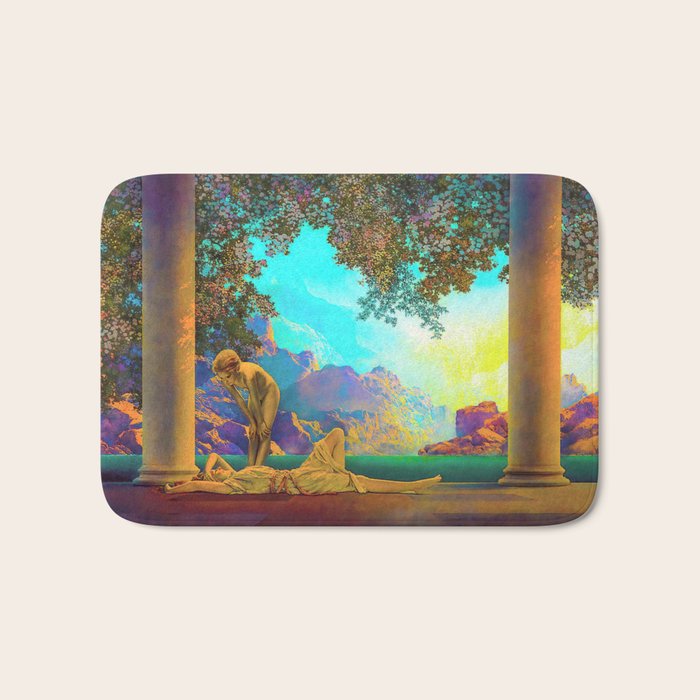 Daybreak By Maxfield Parrish Bath Mat Gallery Image 1