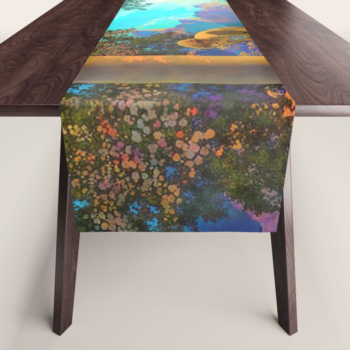 Daybreak By Maxfield Parrish Table Runner Gallery Image 1