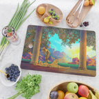 Daybreak By Maxfield Parrish Cutting Board Gallery Image 2