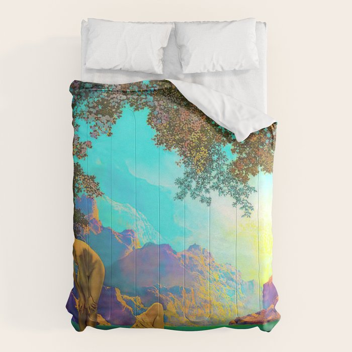 Daybreak By Maxfield Parrish Comforter Gallery Image 1
