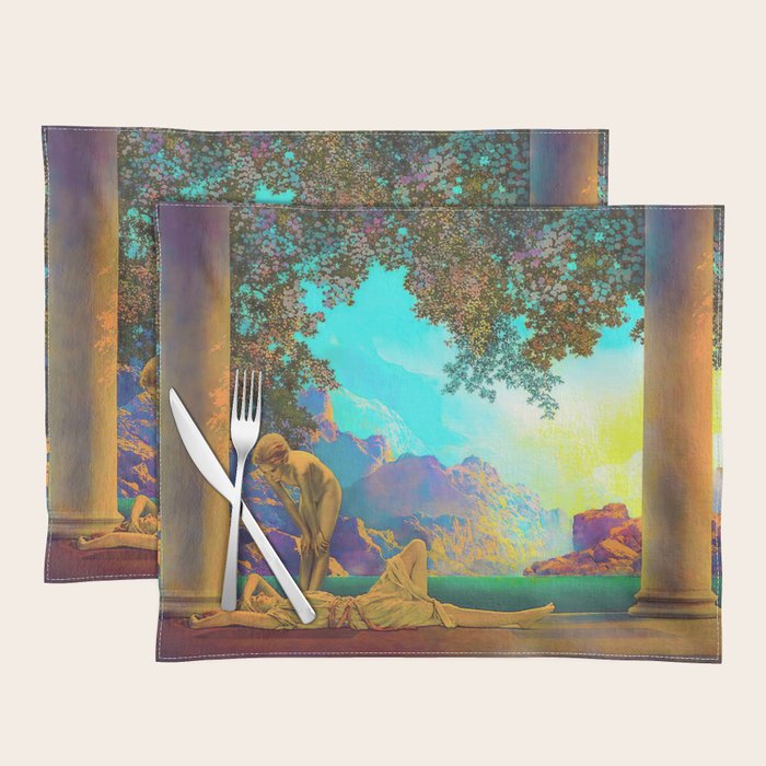 Daybreak By Maxfield Parrish Placemat Gallery Image 1