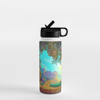 Daybreak By Maxfield Parrish Water Bottle Gallery Image 1