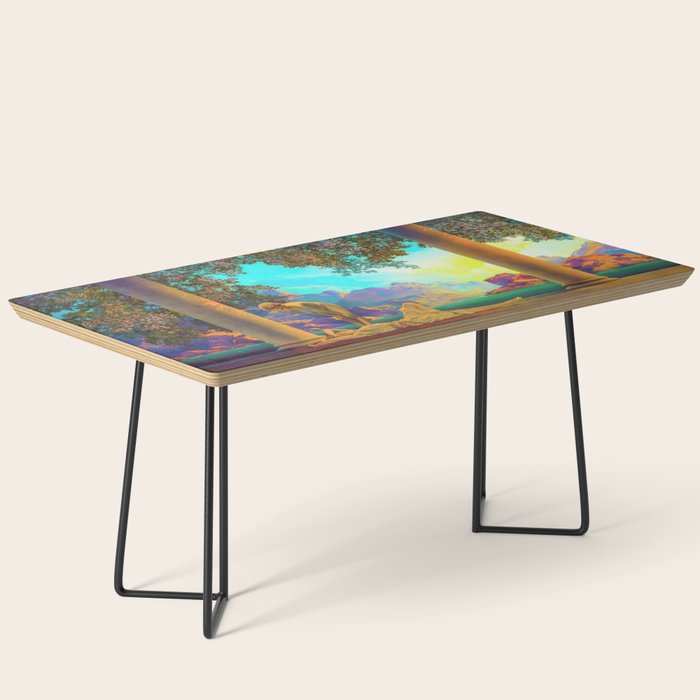 Daybreak By Maxfield Parrish Coffee Table Gallery Image 1