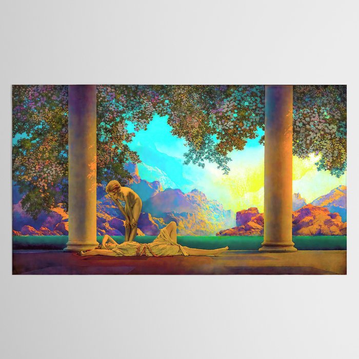 Daybreak By Maxfield Parrish Tablecloth Gallery Image 2