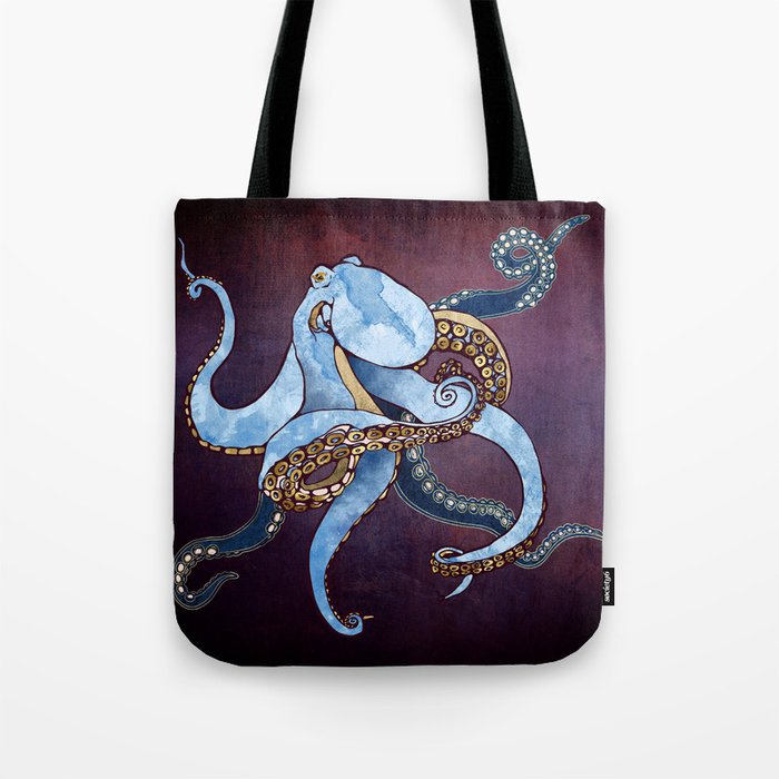 Metallic Octopus III Tote Bag Gallery Image 1