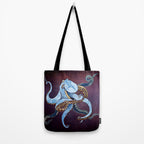 Metallic Octopus III Tote Bag Gallery Image 2