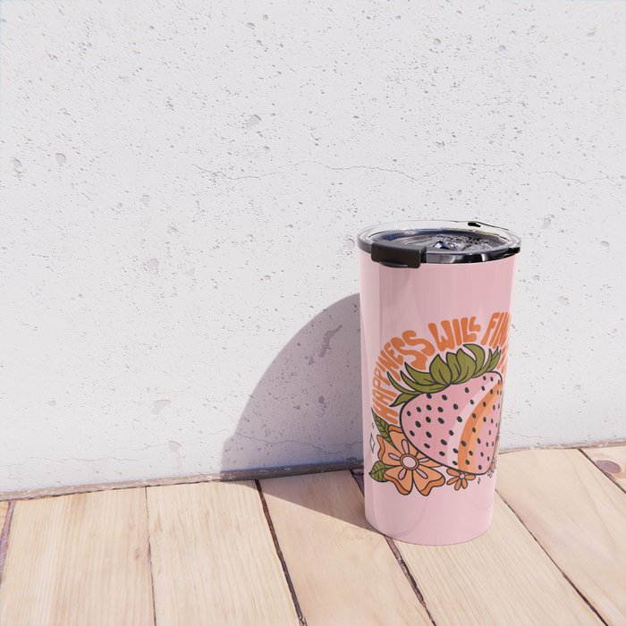 Happiness Will Find A Way Travel Mug Gallery Image 4