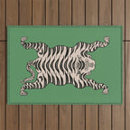 Tiger Green Outdoor Rug Gallery Image 1