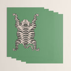 Tiger Green Wrapping Paper Gallery Image 3
