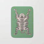 Tiger Green Bath Mat Gallery Image 1