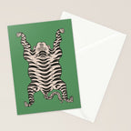 Tiger Green Stationery Card Gallery Image 2
