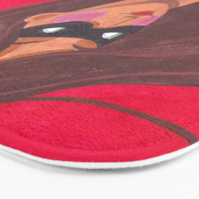 Portrait woman you stole my heart Bath Mat Gallery Image 3