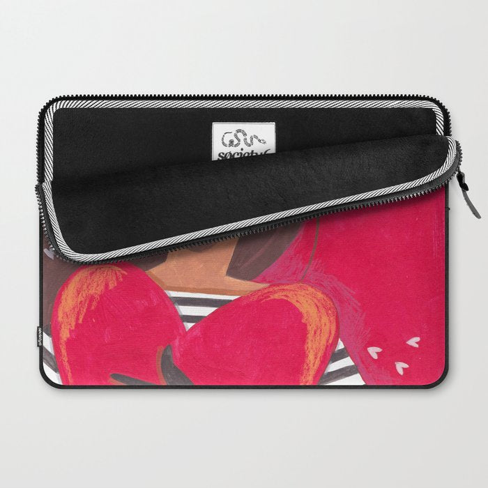 Portrait woman you stole my heart Laptop Sleeve Gallery Image 2