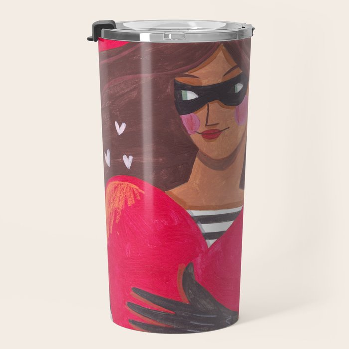 Portrait woman you stole my heart Travel Mug Gallery Image 3