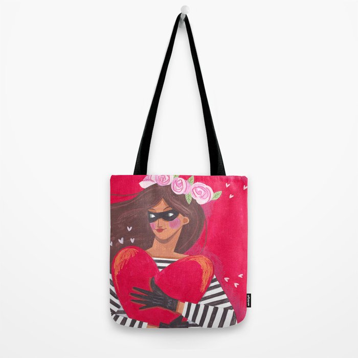 Portrait woman you stole my heart Tote Bag Gallery Image 2
