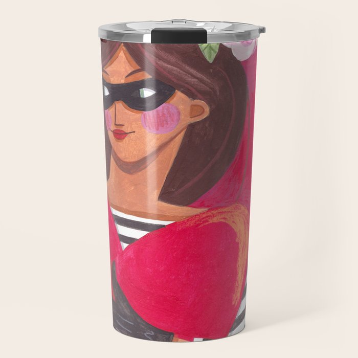 Portrait woman you stole my heart Travel Mug Gallery Image 1