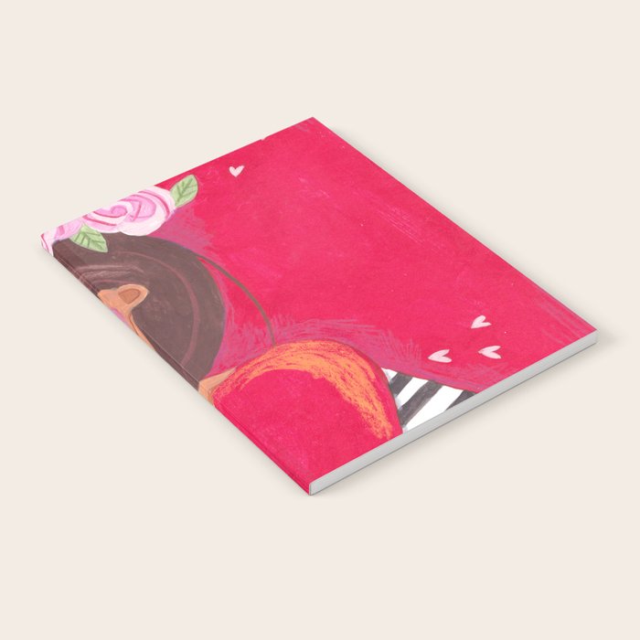 Portrait woman you stole my heart Notebook Gallery Image 2