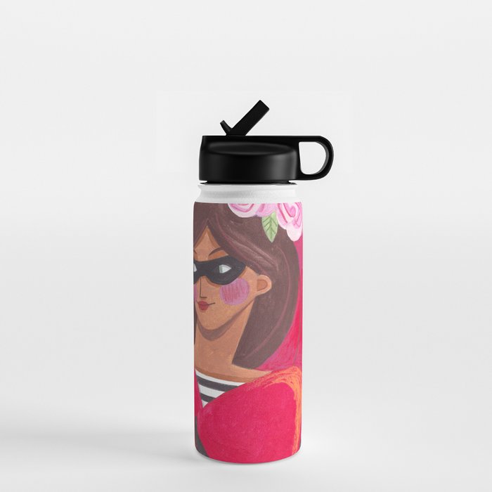 Portrait woman you stole my heart Water Bottle Gallery Image 1