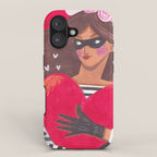Portrait woman you stole my heart iPhone Case Gallery Image 1