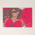 Portrait woman you stole my heart Welcome Mat Gallery Image 1