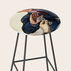 Anti Alcohol Vintage Soviet - HET - Soviet Anti Alcohol Propaganda - 1954-Het No To Alcohol Soviet Union Propaganda Stool Gallery Image 2