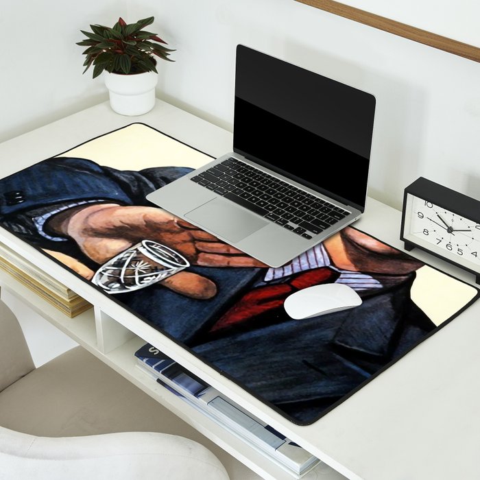 Anti Alcohol Vintage Soviet - HET - Soviet Anti Alcohol Propaganda - 1954-Het No To Alcohol Soviet Union Propaganda Desk Mat Gallery Image 2