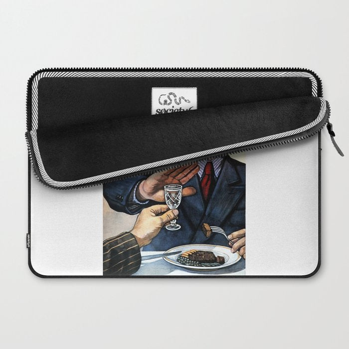 Anti Alcohol Vintage Soviet - HET - Soviet Anti Alcohol Propaganda - 1954-Het No To Alcohol Soviet Union Propaganda Laptop Sleeve Gallery Image 2