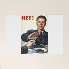 Anti Alcohol Vintage Soviet - HET - Soviet Anti Alcohol Propaganda - 1954-Het No To Alcohol Soviet Union Propaganda Welcome Mat Gallery Image 1