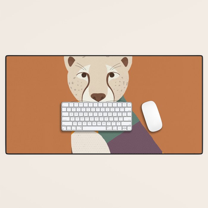 Cheetah Desk Mat Gallery Image 1