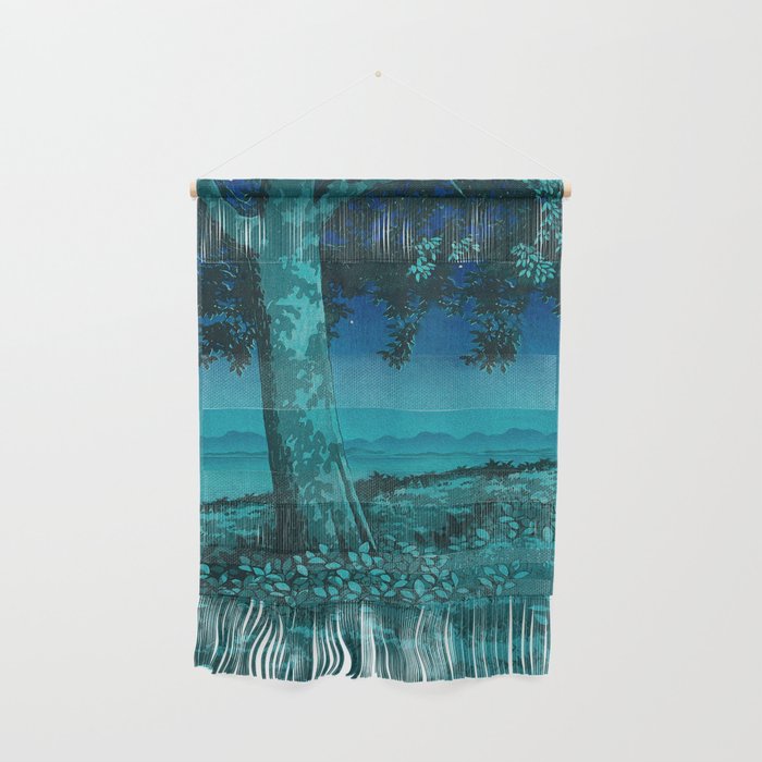 Nightime in Gissei - Nature Landscape Wall Hanging Gallery Image 1
