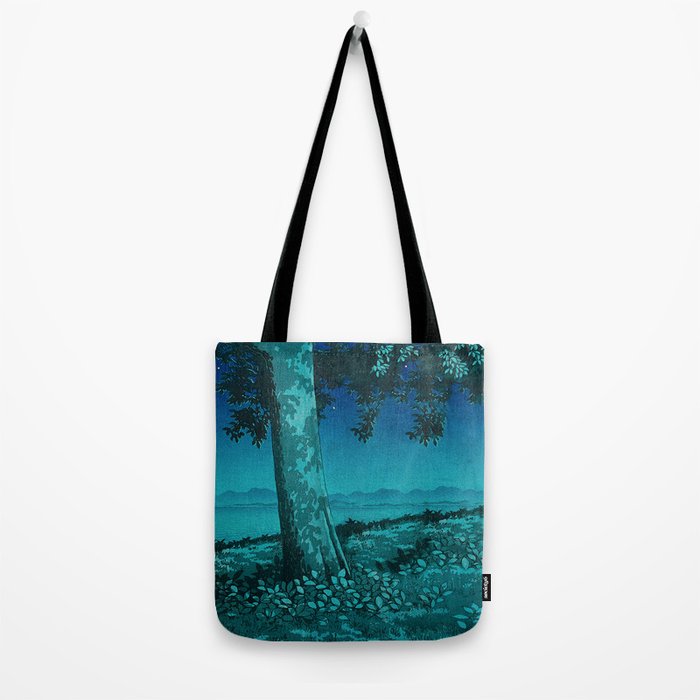 Nightime in Gissei - Nature Landscape Tote Bag Gallery Image 2